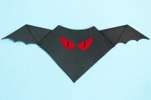 Scary Halloween Origami Bat