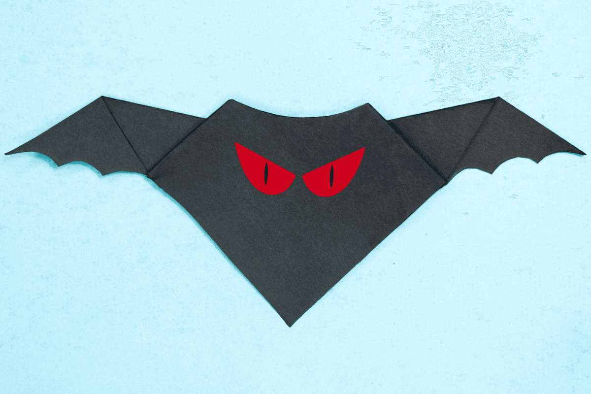 Halloween Bat final step