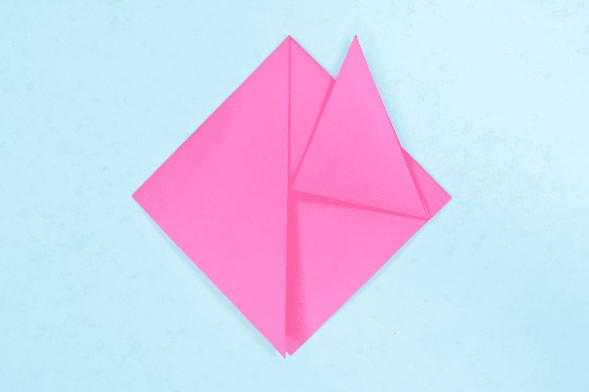 Origami Cat step 07