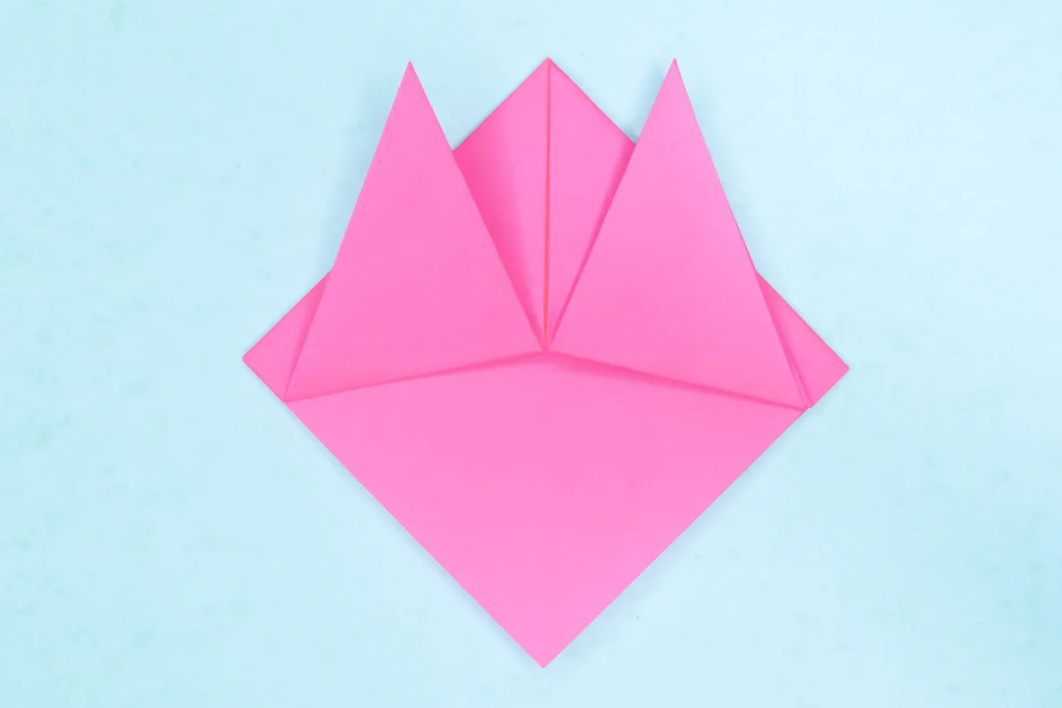Origami Cat step 08