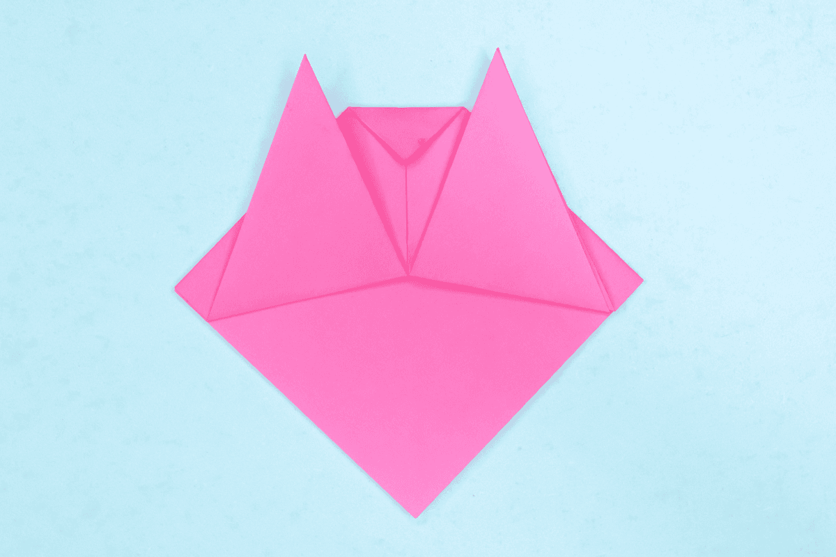 Origami Cat step 09