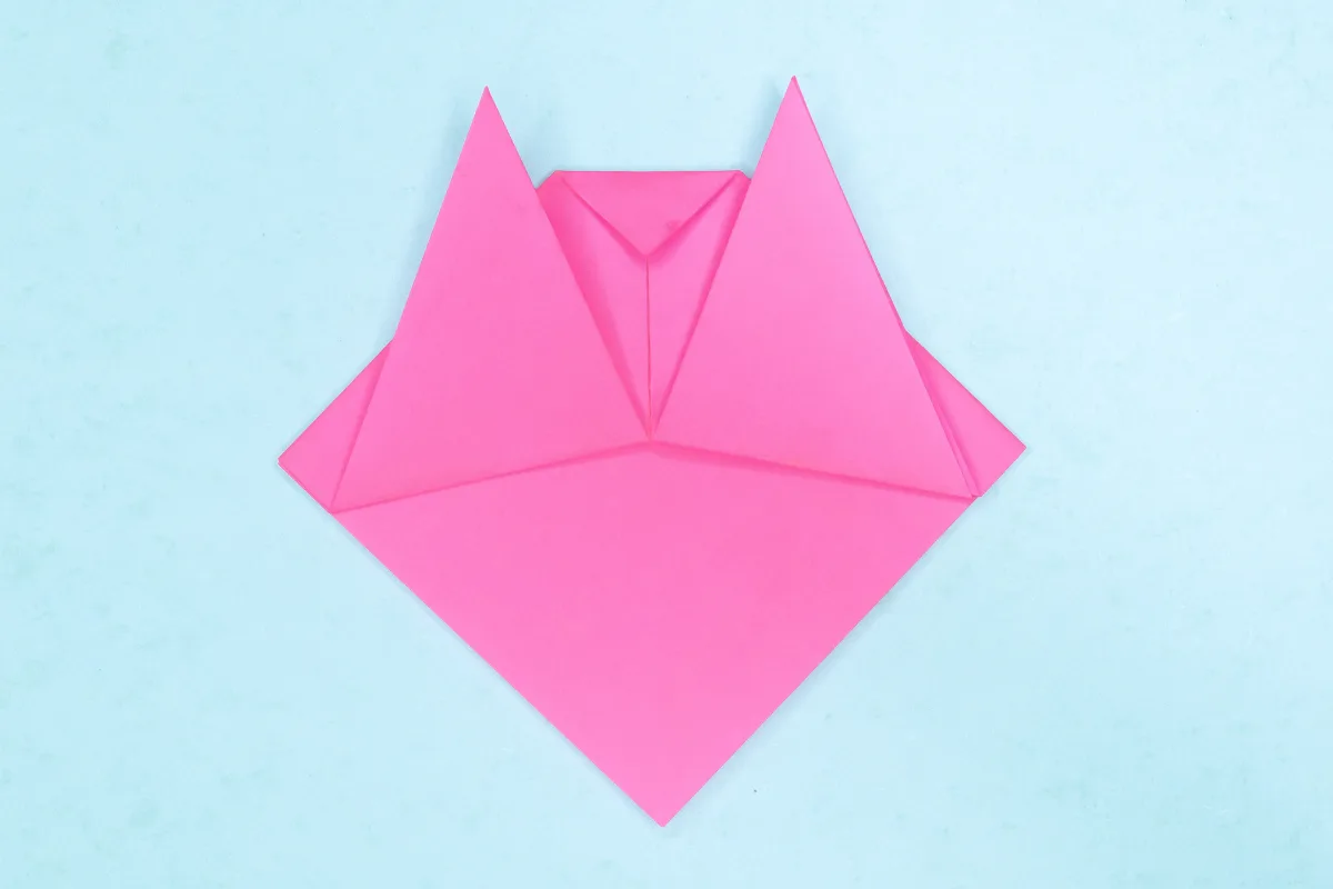Origami Cat step 09