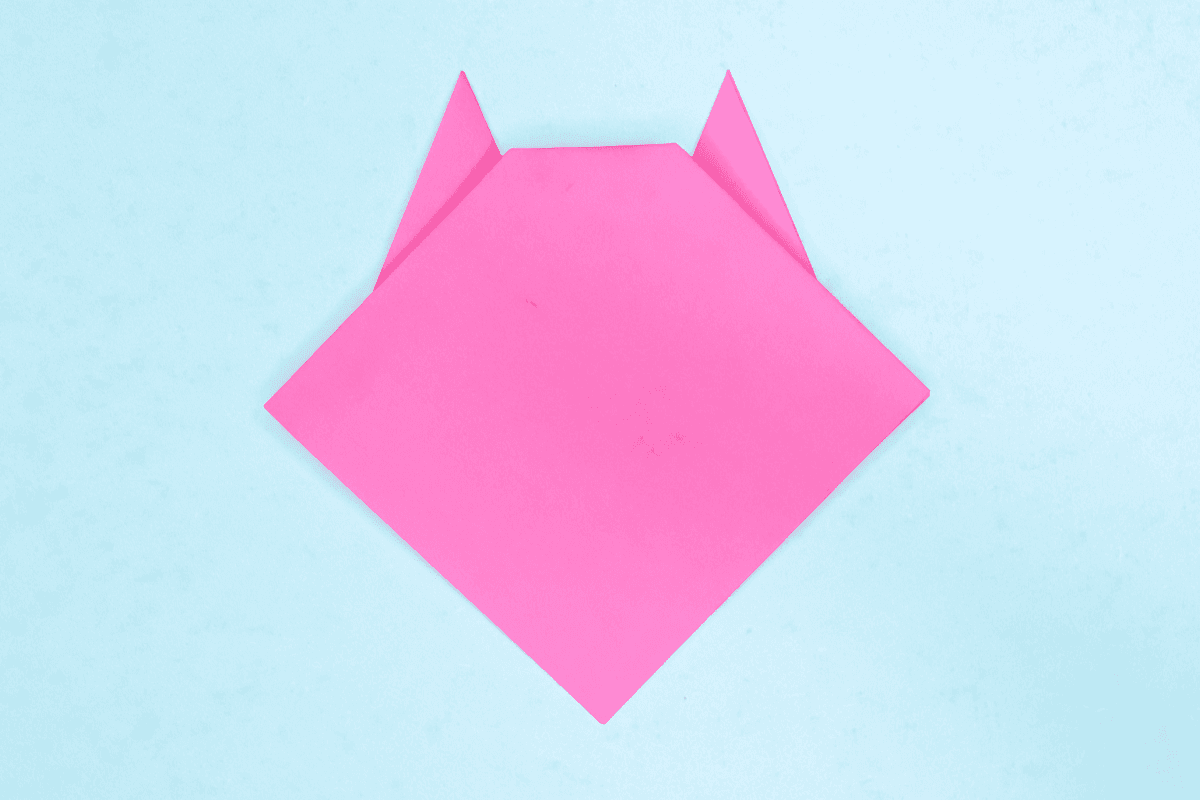 Origami Cat step 10