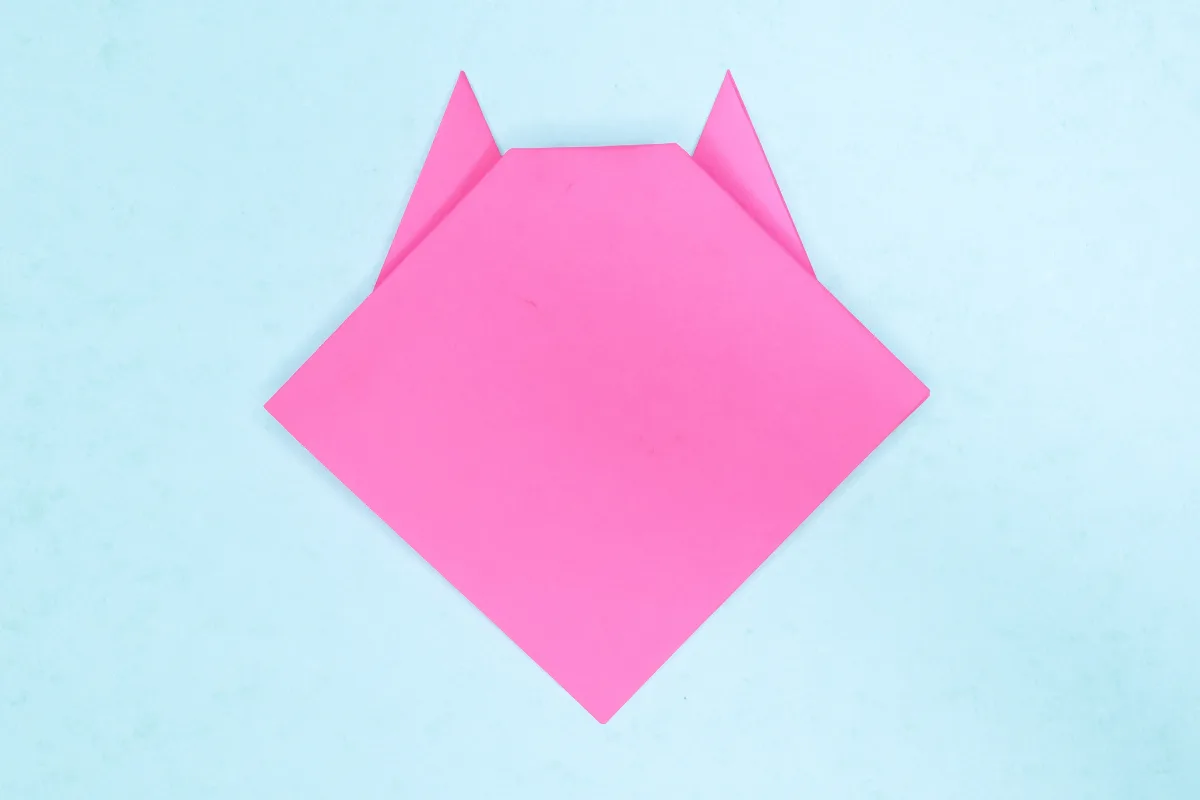 Origami Cat step 10
