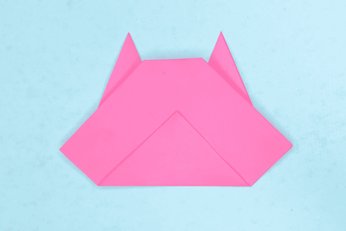 Origami Cat step 11