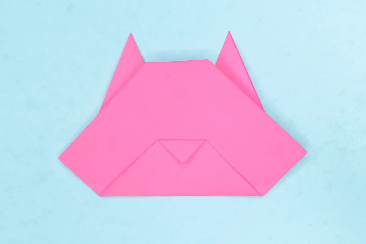 Origami Cat step 12