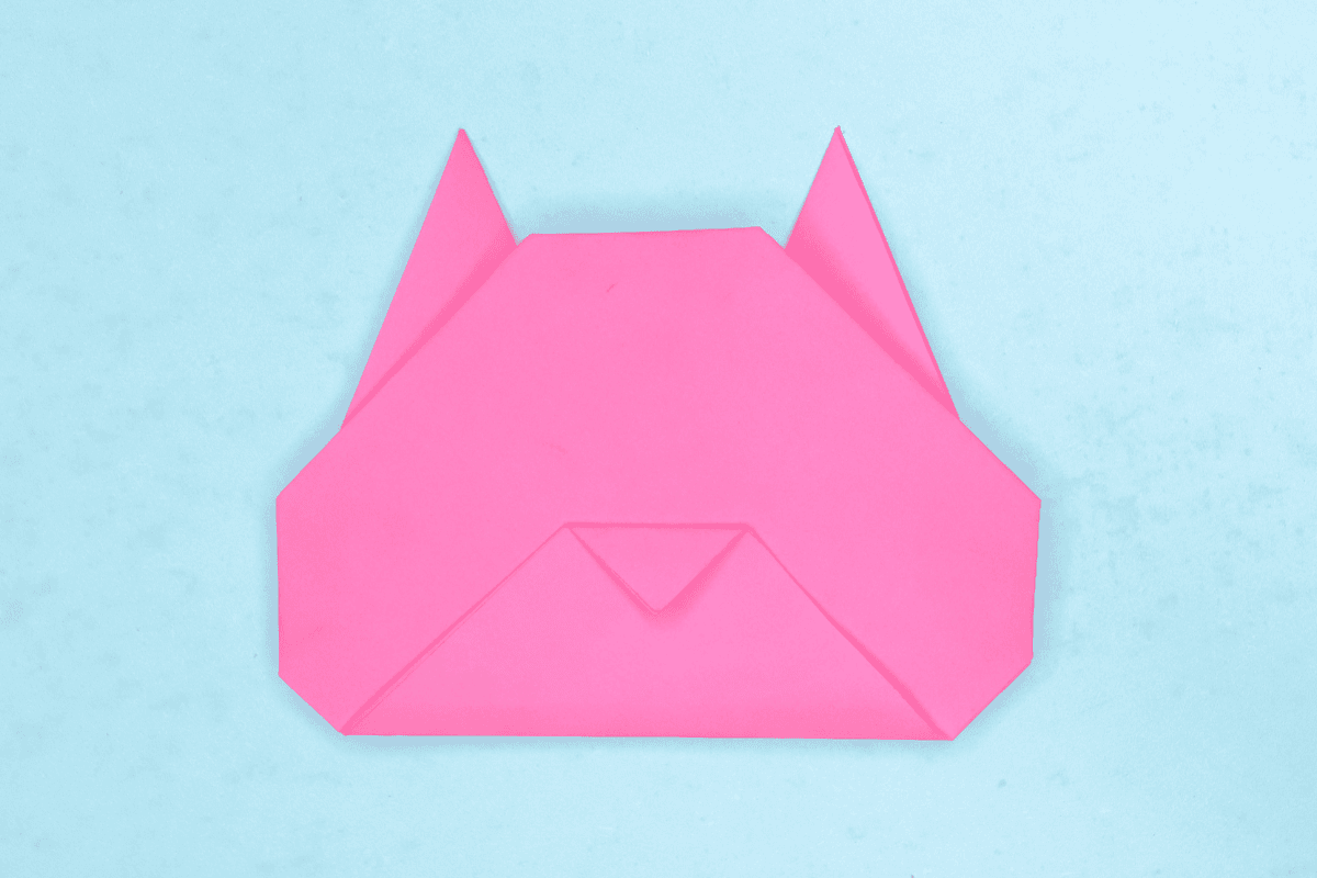 Origami Cat step 13
