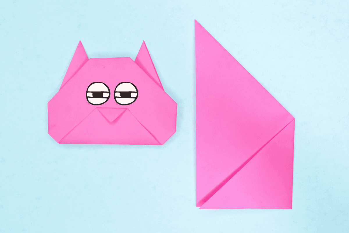 Origami Cat step 18