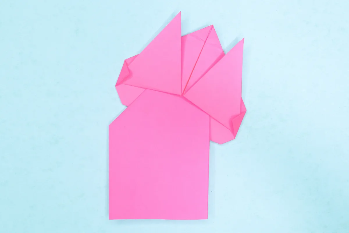 Origami Cat step 19