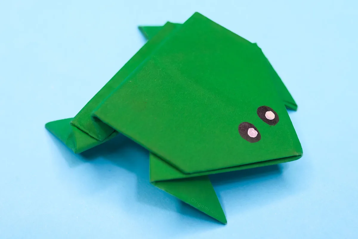 Origami Jumping Frog Instructions