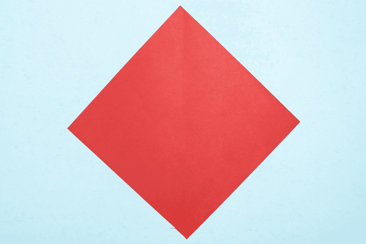 Origami Tie step 02