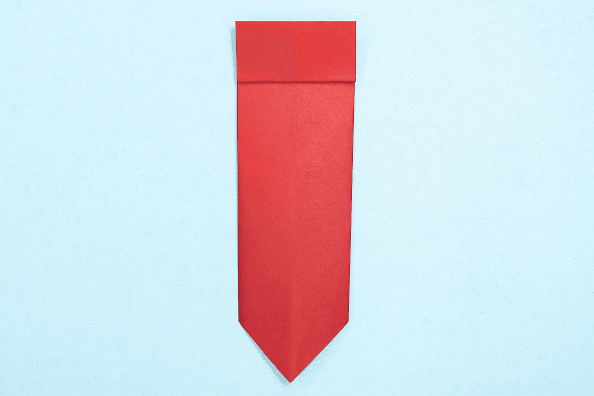 Origami Tie step 12