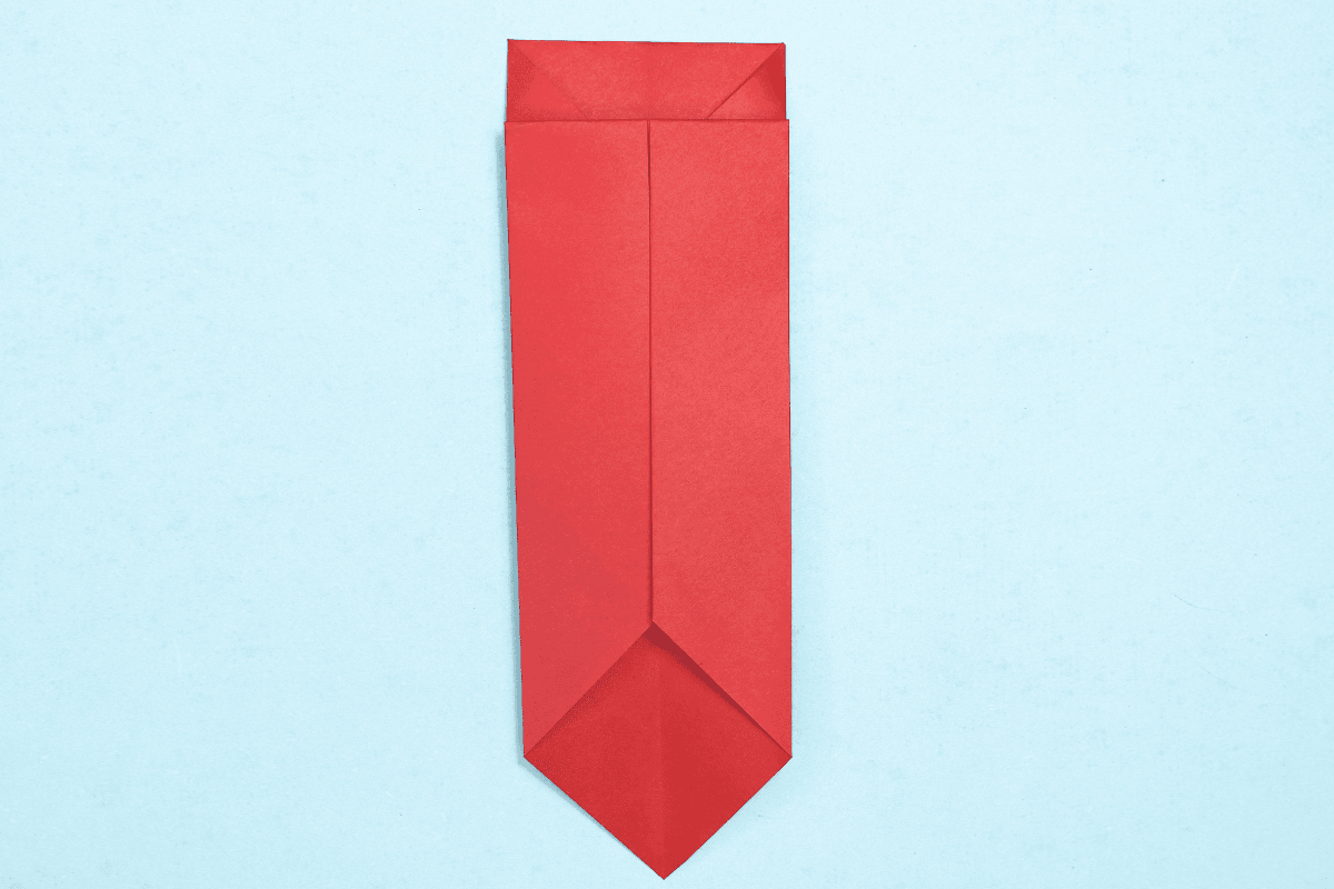 Origami Tie step 13