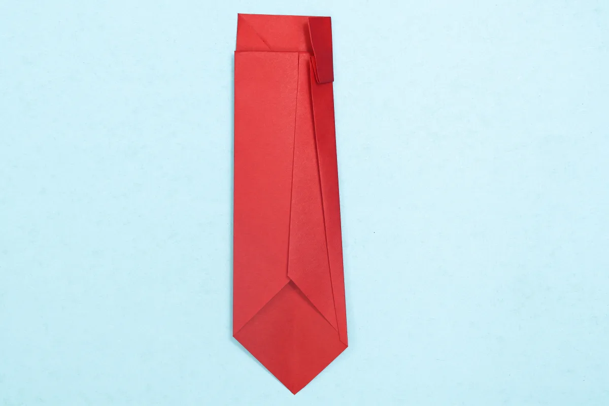 Origami Tie step 14