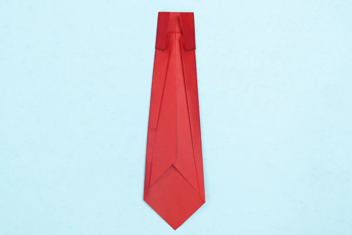 Origami Tie step 15