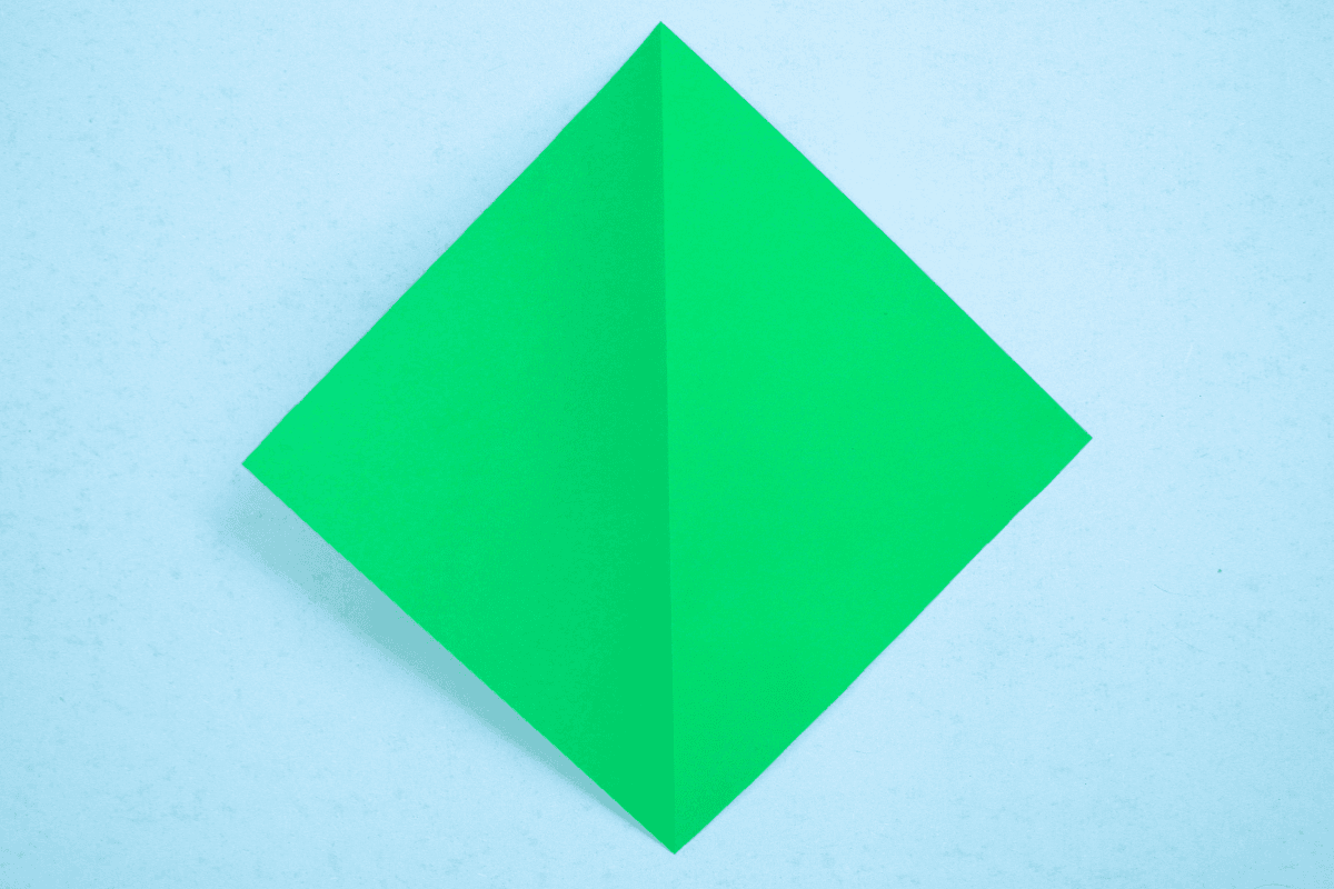 Origami whale step 04