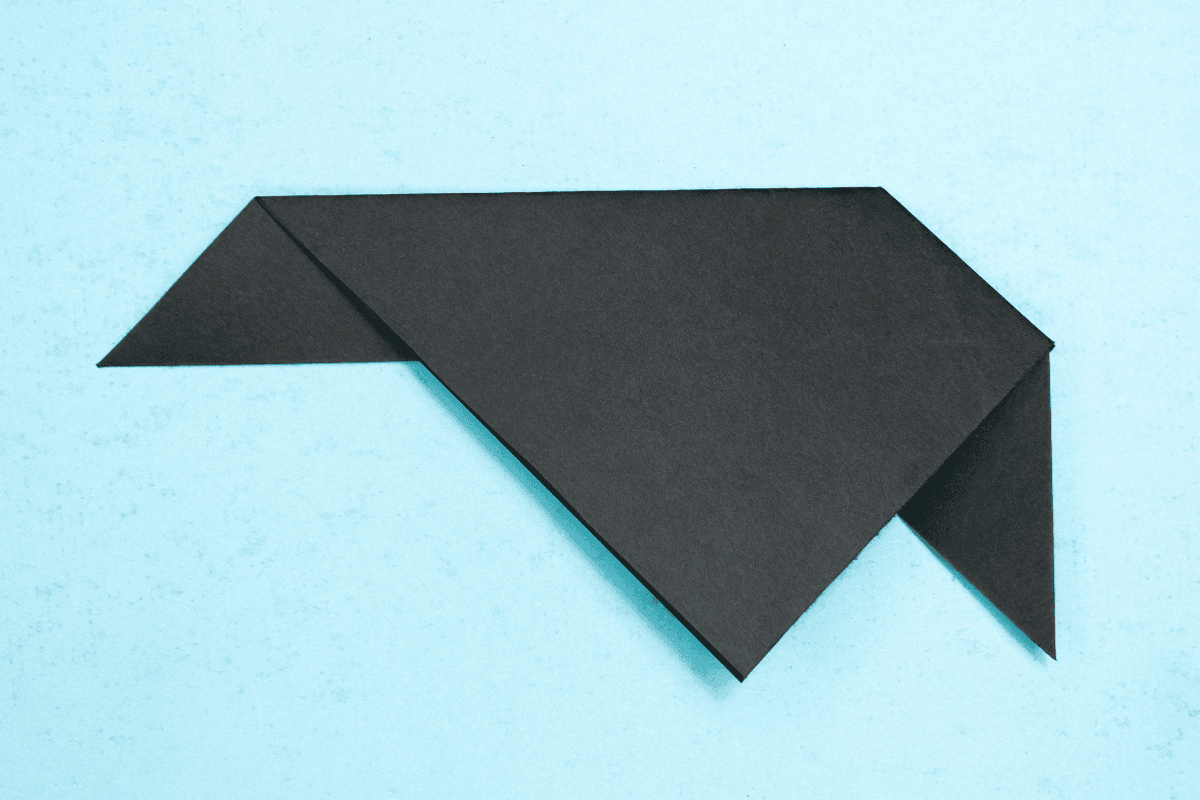 Halloween bat step 06