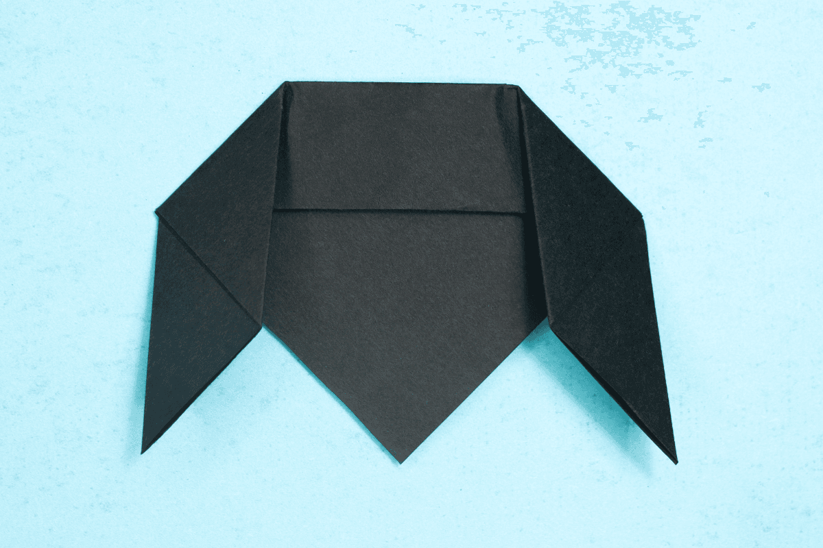 Halloween bat step 08