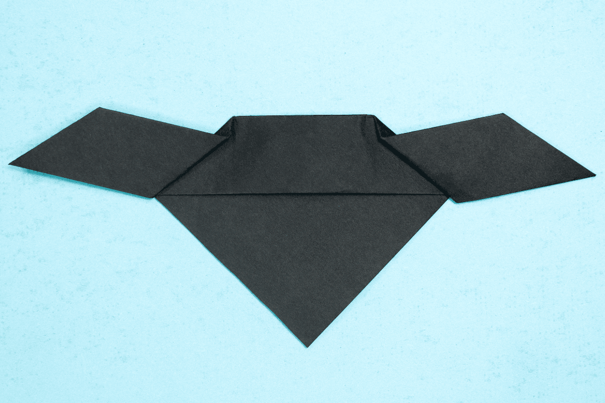 Halloween bat step 10