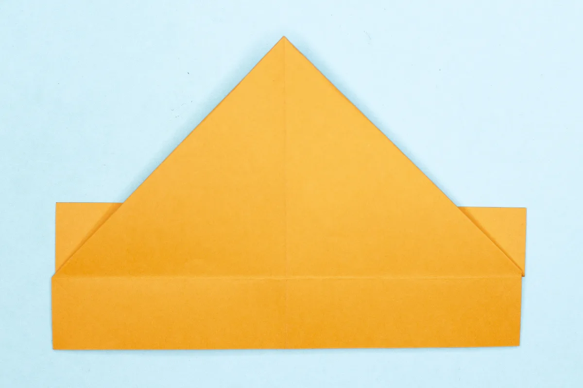 Origami boat step 09