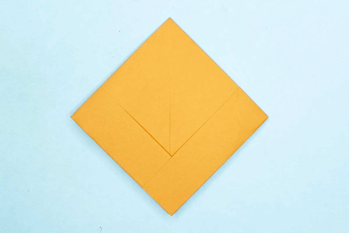 Origami boat step 15