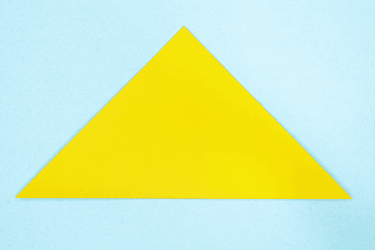 Origami bunny step 03