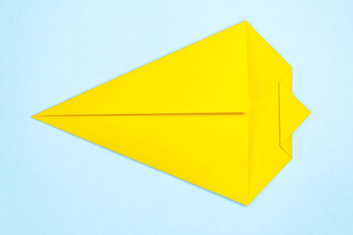 Origami bunny step 08