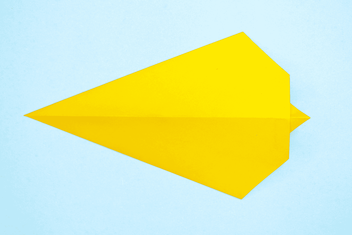 Origami bunny step 09