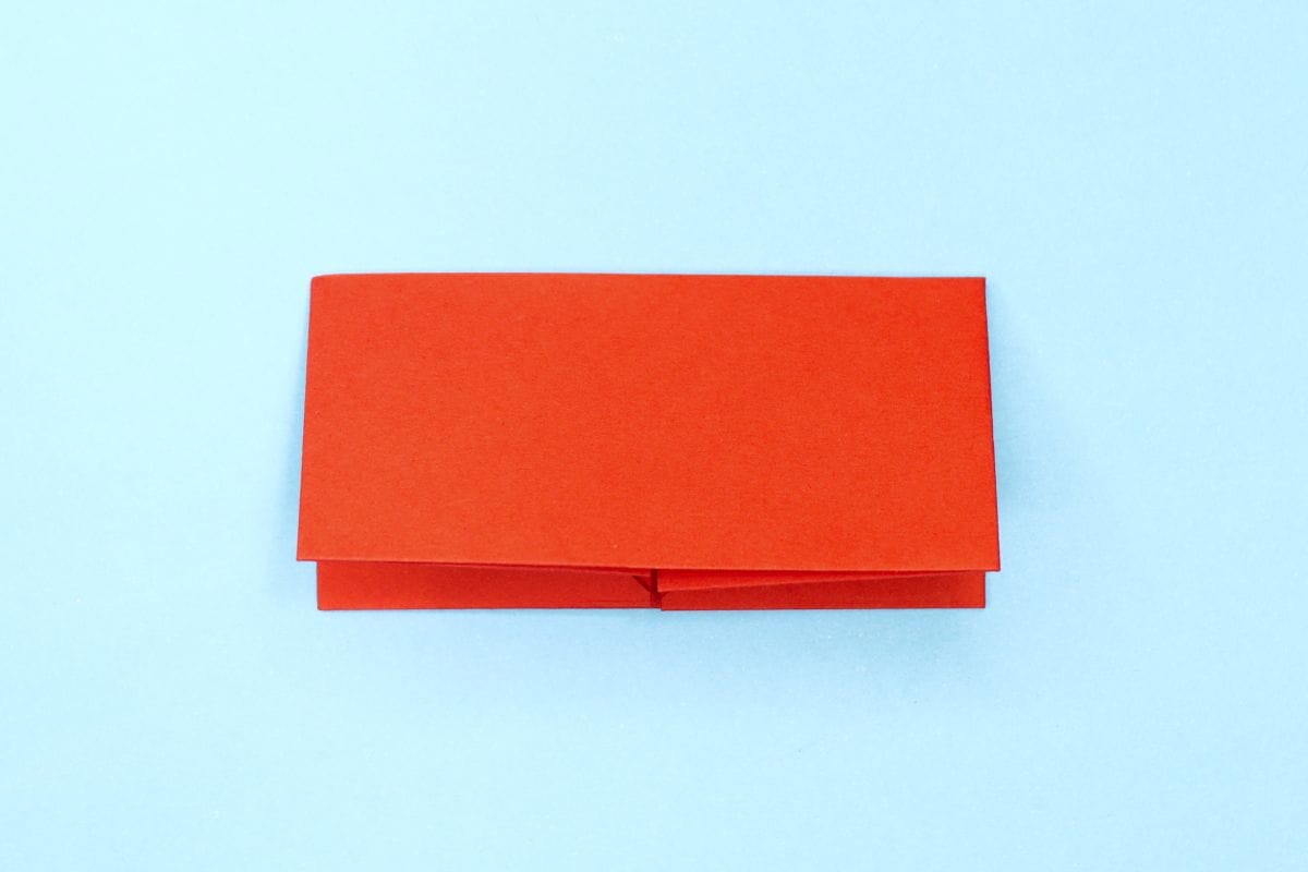 Gift card holder step 14