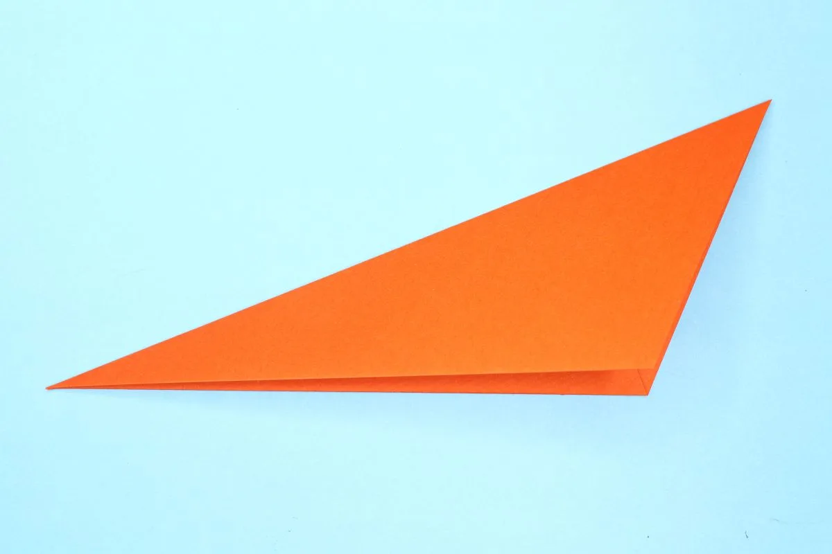 Double reverse fold step 01