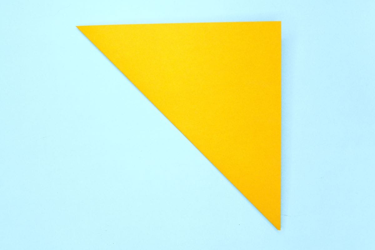 Origami bear step 02