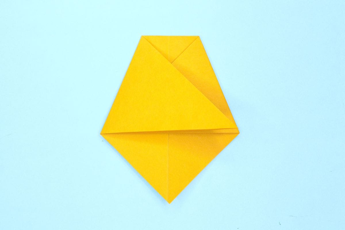 Origami bear step 07