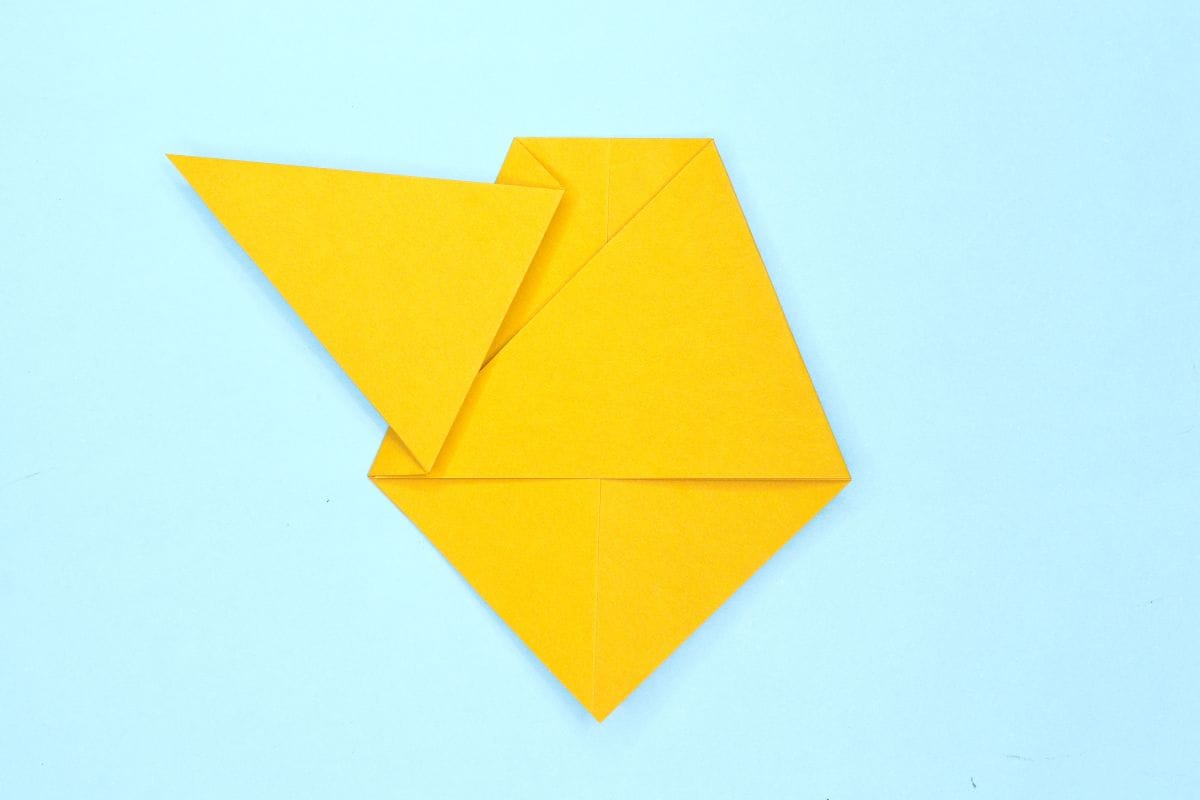 Origami bear step 08