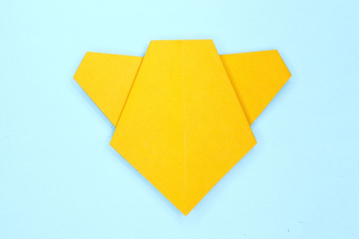 Origami bear step 11