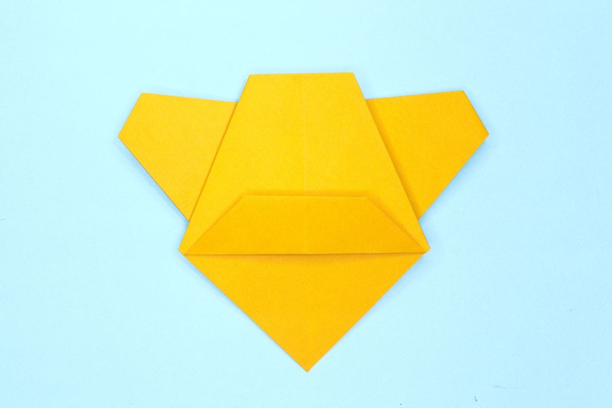 Origami bear step 13