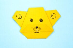 How to Make a Cute Origami Bear Face