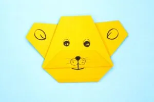 How to Make a Cute Origami Bear Face