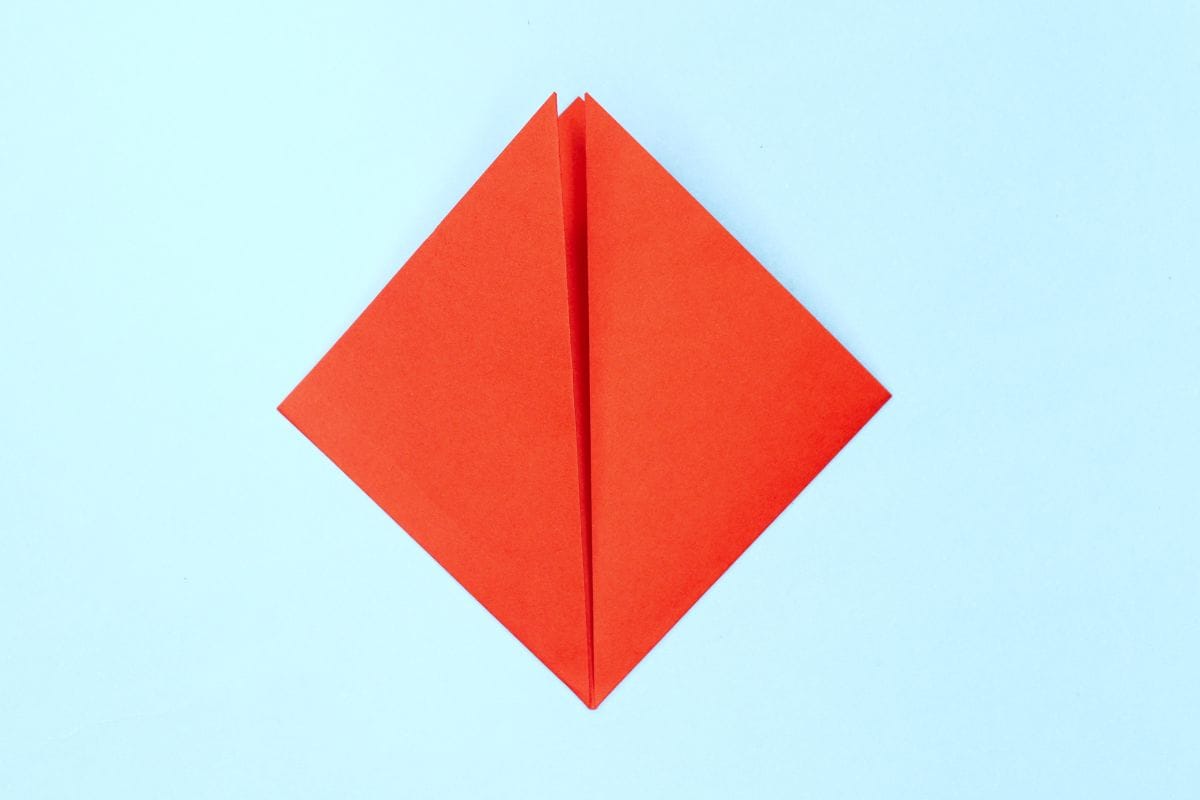 Origami bookmark step 05