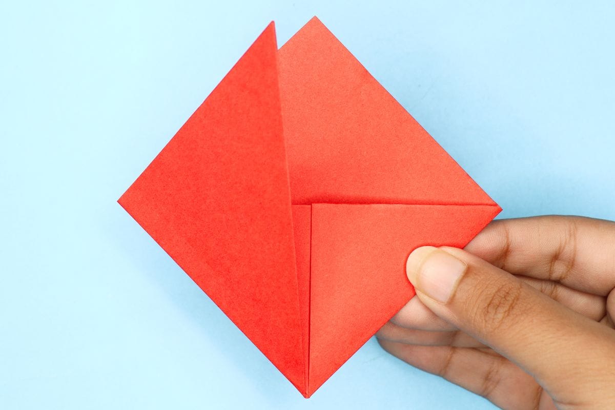 Origami bookmark step 10