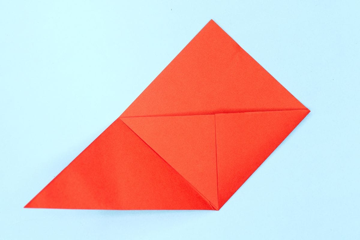 Origami bookmark step 11