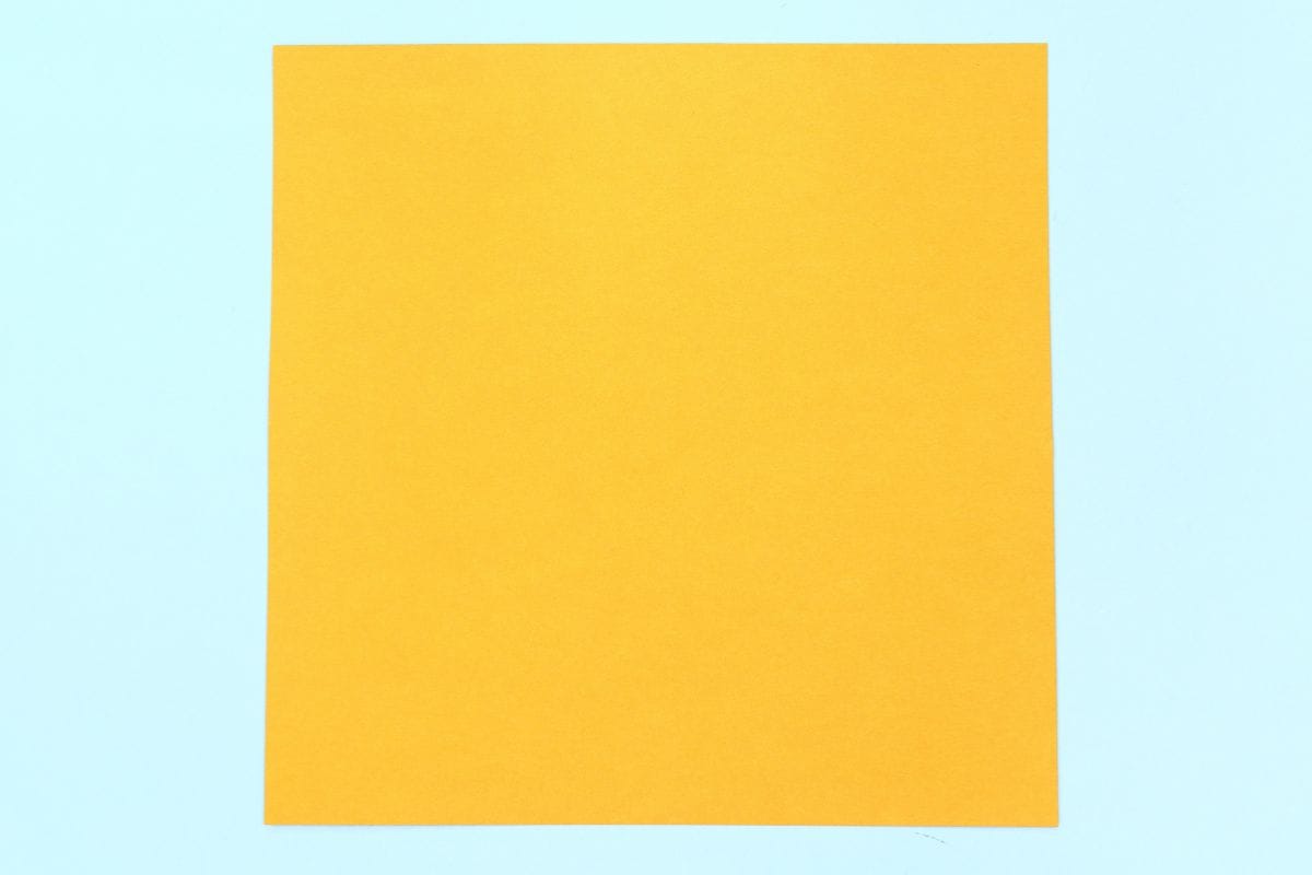 origami bunny step 01