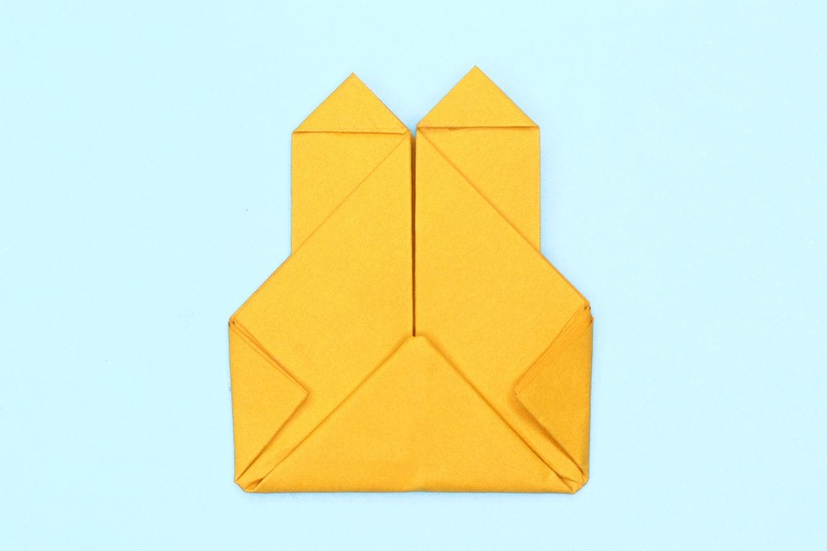 origami bunny step 12