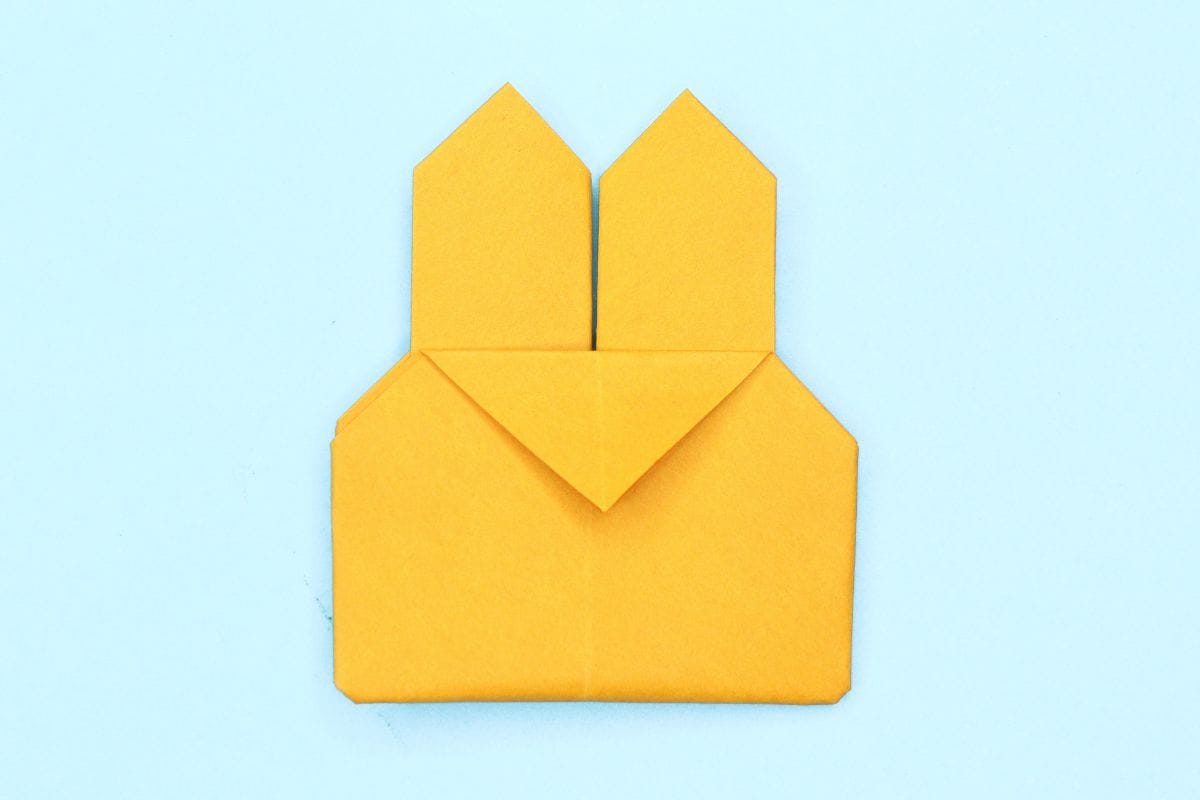 origami bunny step 14