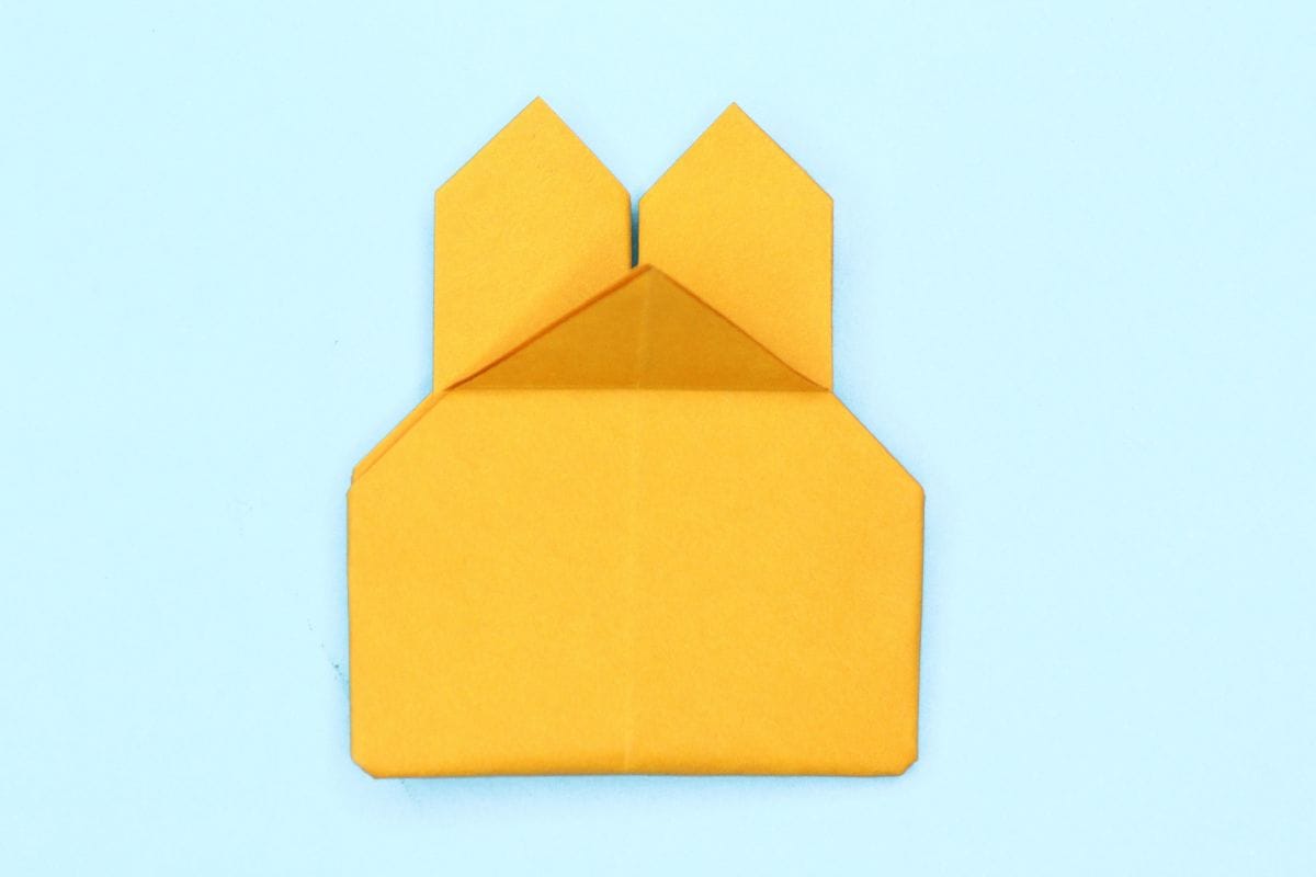 origami bunny step 15