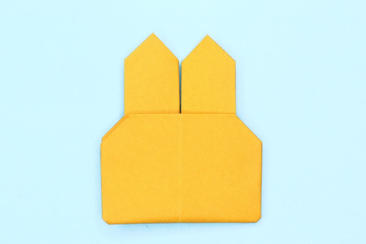 origami bunny step 16