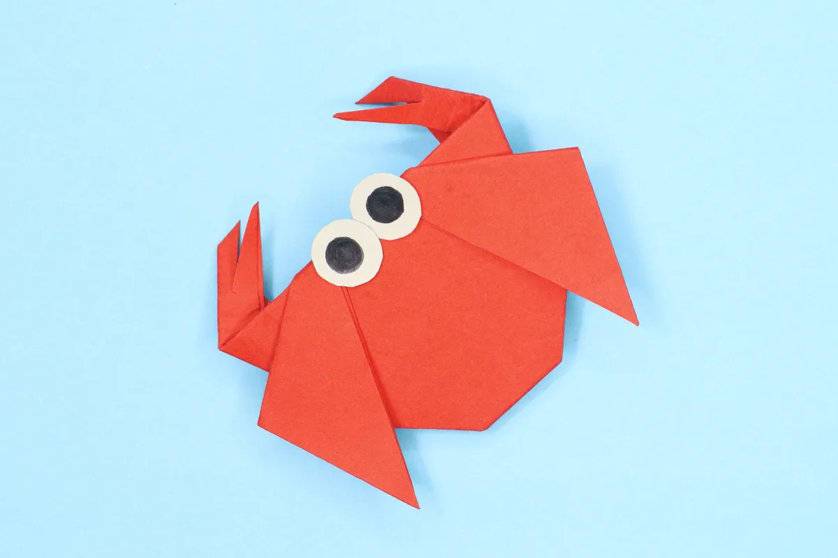 How to Make a Cute Origami Crab