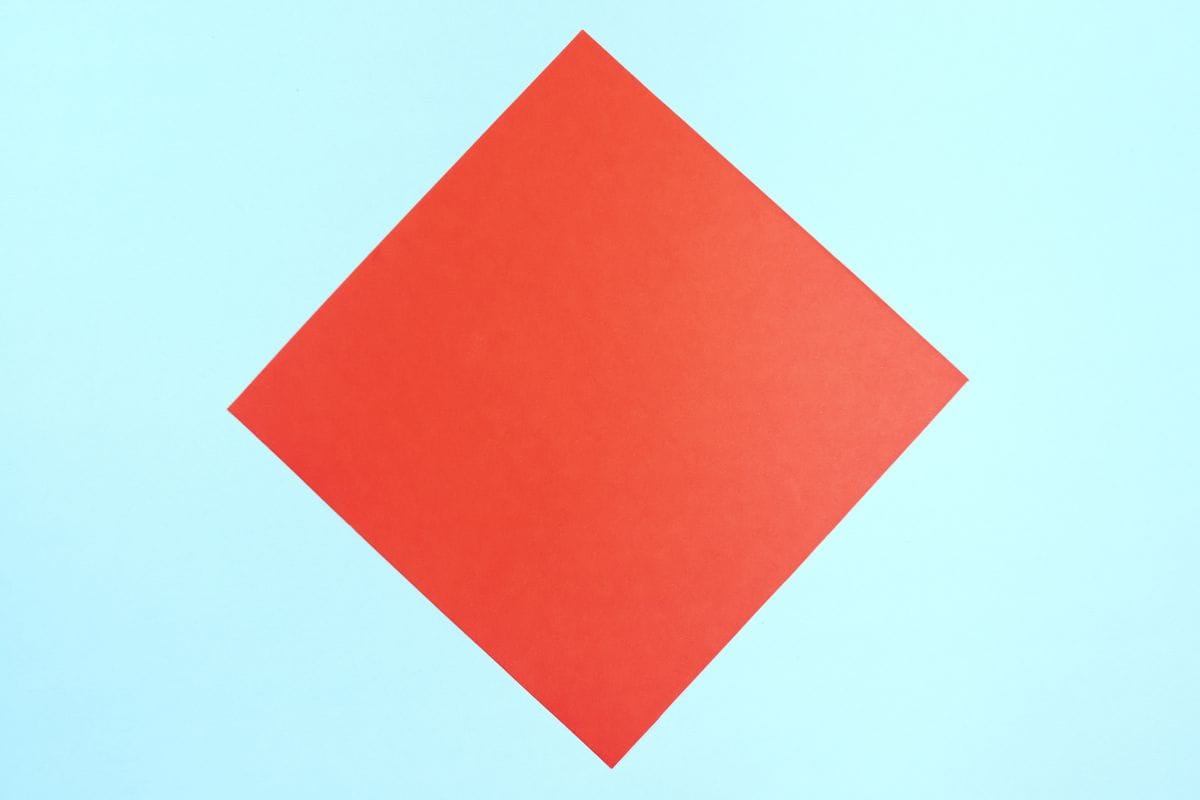 Origami elephant step 02