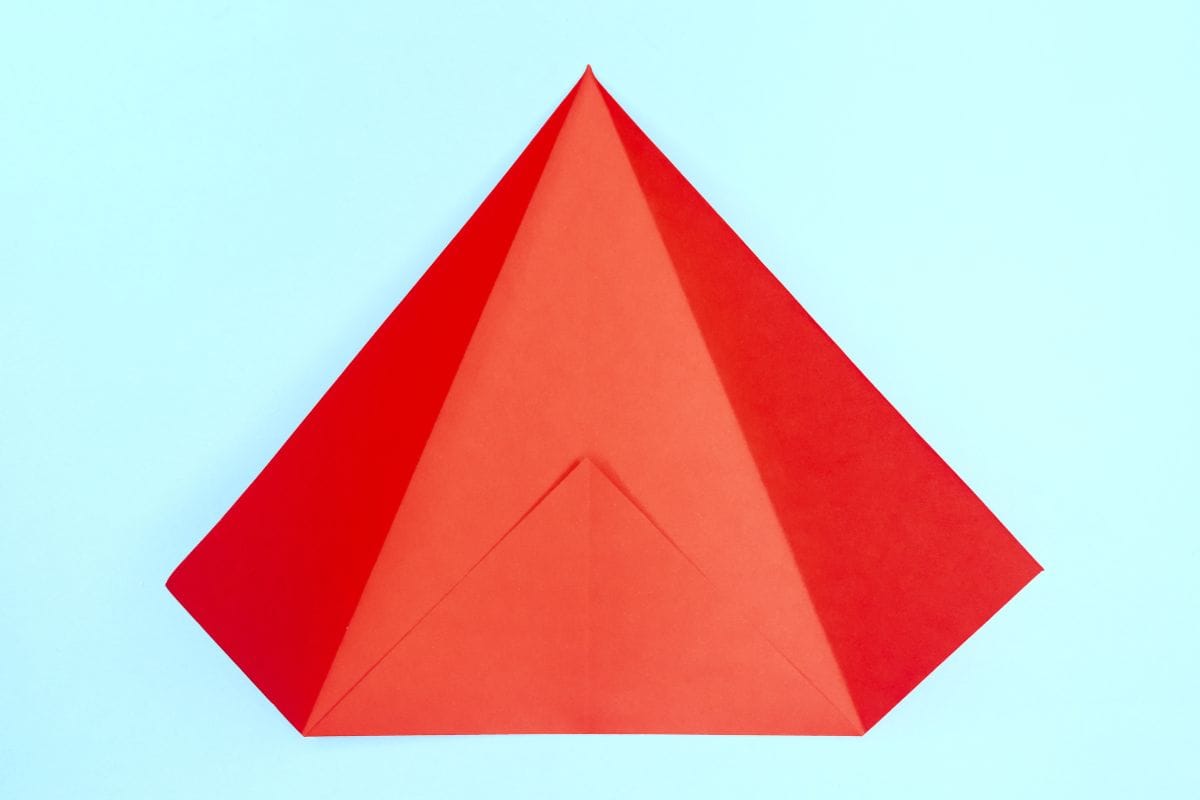 Origami elephant step 09