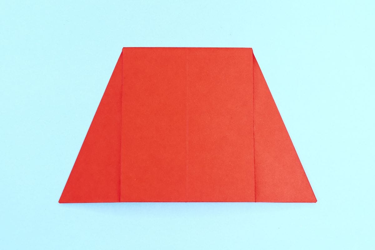 Origami elephant step 12