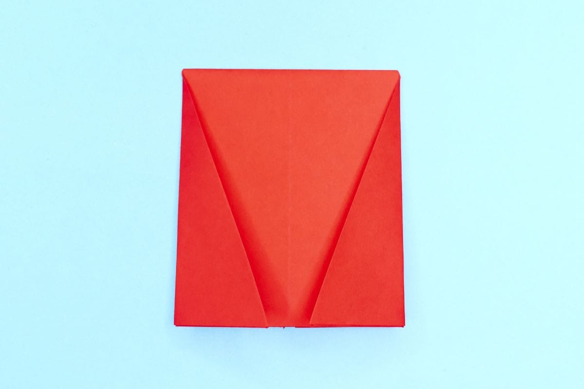 Origami elephant step 13